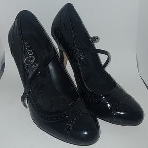 Black Heels with a Strap